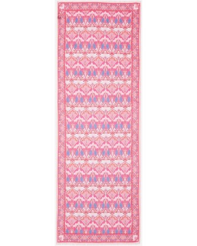 Liberty Women's Ianthe 70x200 Wool-cashmere Scarf One Size - Pink