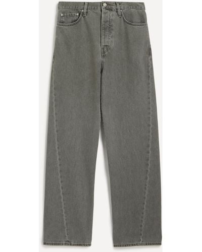 Totême Women's Twisted Seam Full-length Denim Jeans 27 - Grey