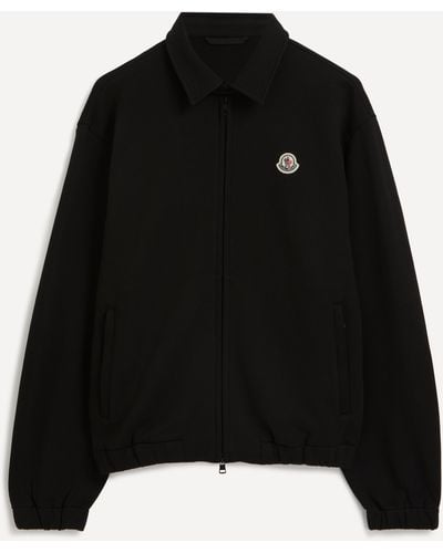 Moncler Mens Zip-up Cardigan - Black