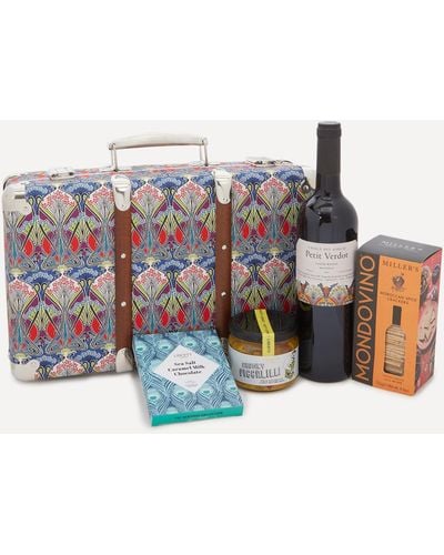 Liberty Ianthe Suitcase Hamper - Multicolour