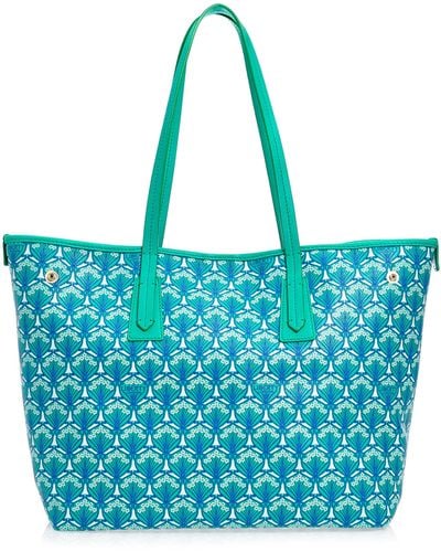 Liberty Little Marlborough Tote Bag In Iphis Canvas - Green