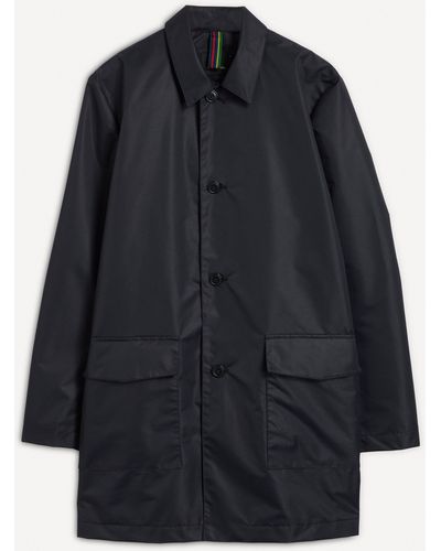 PS by Paul Smith Classic Mac Coat - Blue