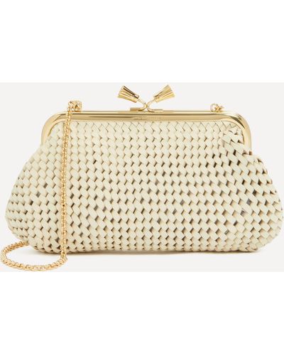 Anya Hindmarch Women's Maud Tassel Clutch One Size - Natural