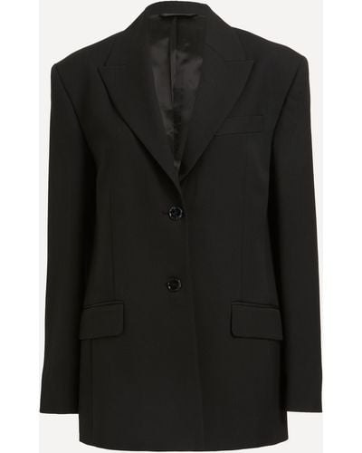 Acne Studios Women's Single-breasted Tailored Jacket 8 - Black