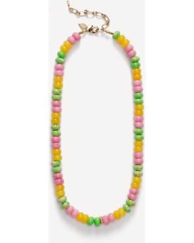 Anni Lu 18ct Gold-plated Paradiso Bead Necklace - Multicolour