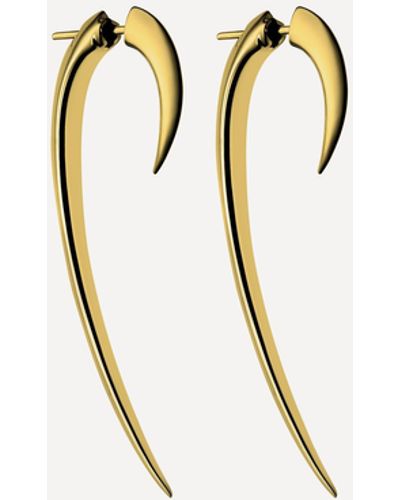 Shaun Leane Gold Plated Vermeil Silver Large Hook Earrings One - White