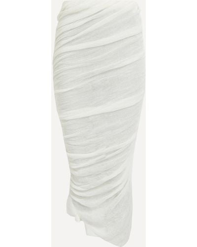 Issey Miyake Women's Ambiguous Midi Skirt 2 - White