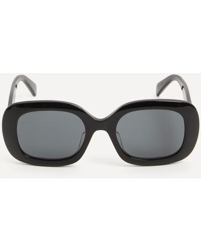 Celine Women's Triomphe Square Acetate Sunglasses One Size - Black