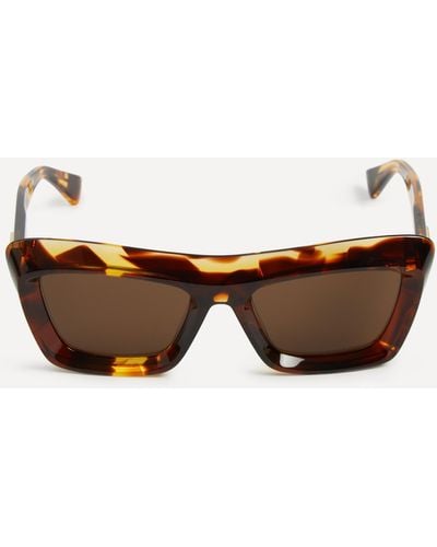 Bottega Veneta Women's Square Sunglasses One Size - Brown
