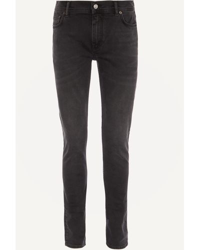 Acne Studios North Used Black Slim Fit Jeans