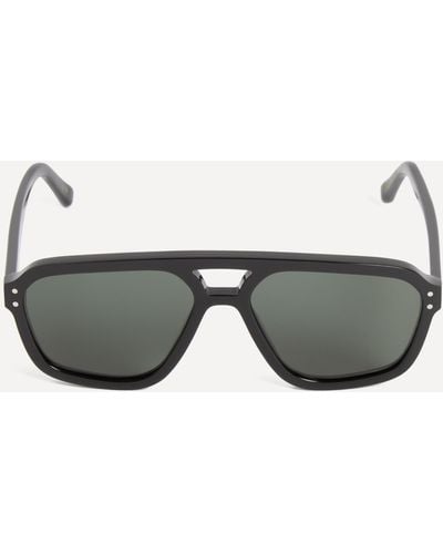 Monokel Mens Jet Aviator Sunglasses One Size - Grey