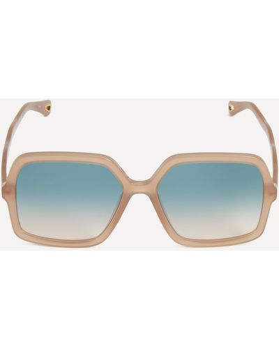 Chloé Women's Square Sunglasses One Size - Blue