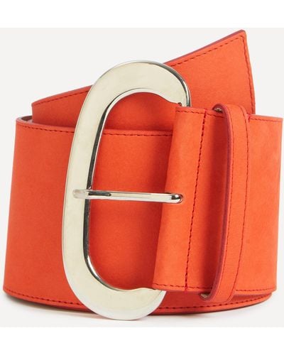 Paloma Wool Women's Morris Leather Hip Belt One Size - Orange