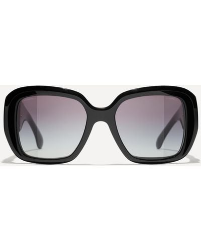 Chanel Women's Square Sunglasses One Size - Black