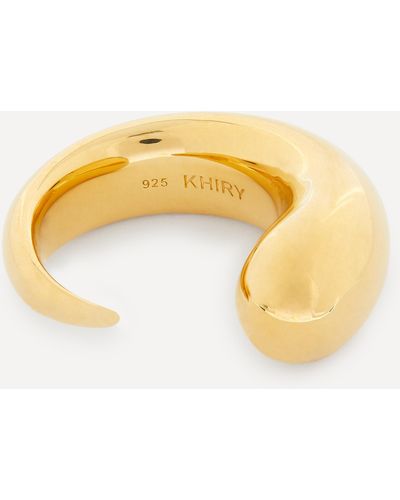 KHIRY Gold Plated Vermeil Silver Khartoum Ii Nude Ring - Metallic