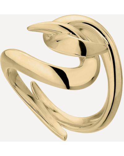 Shaun Leane Gold Plated Vermeil Silver Hook Ring - Metallic