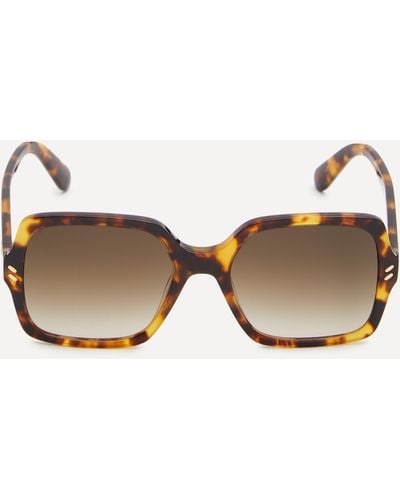 Stella McCartney Acetate Square Sunglasses One Size - Brown