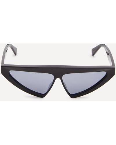 Stella McCartney Acetate Low-flat Cat-eye Sunglasses - Black