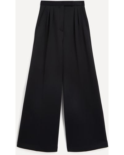 Max Mara Women's Zinnia Flared Jersey Trousers 10 - Black