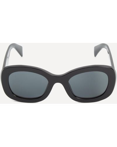 Prada Women's Oversized Oval Sunglasses One Size - Grey