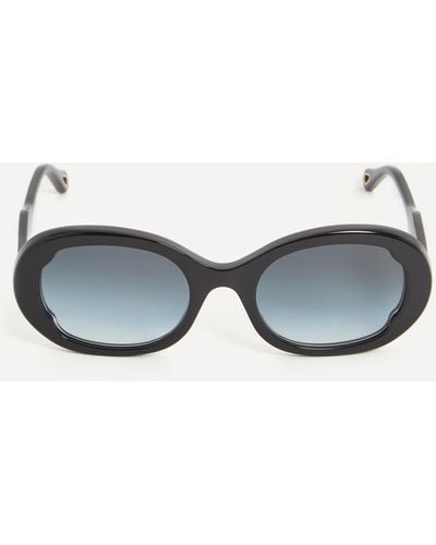 Chloé Women's Oval Sunglasses One Size - Black