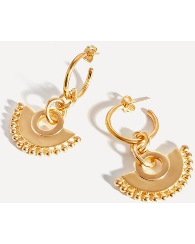 Missoma 18ct Gold-plated Zenyu Chandelier Hoop Earrings - Metallic