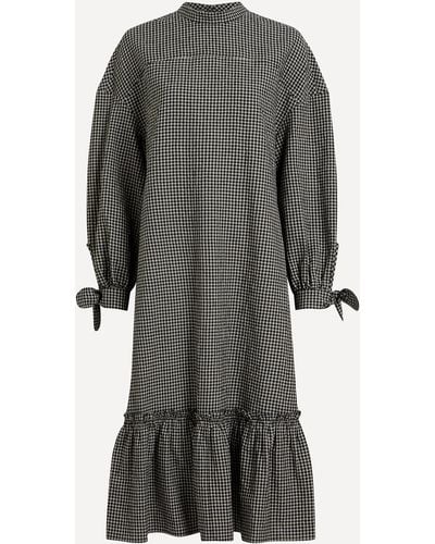YMC Women's Rushmore Check Dress - Grey