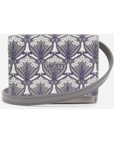 Liberty Women's Iphis Card Case On Strap - Grey