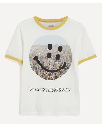 Kapital Love Peace And Rain Cotton T-shirt 2 - Grey