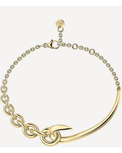 Shaun Leane Gold Plated Vermeil Silver Hook Chain Bracelet One Size - Metallic