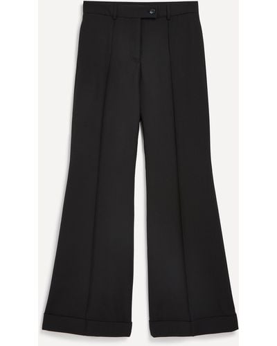 Acne Studios Women's Tailored Flared Trousers 8 - Black