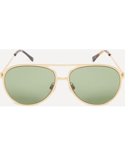 Stella McCartney Women's Aviator Sunglasses One Size - Green