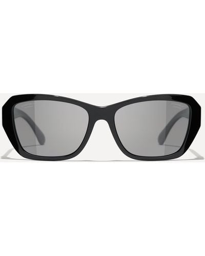 Chanel Women's Square Sunglasses One Size - Black