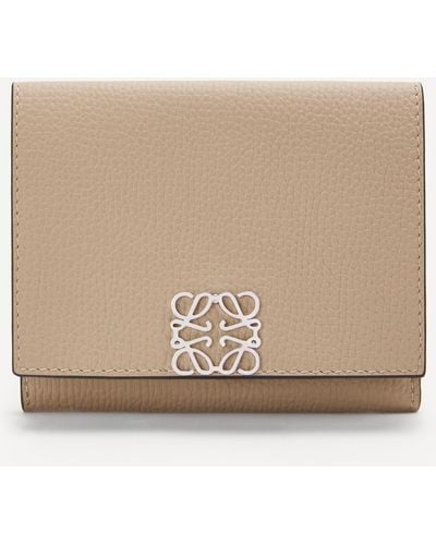 Loewe Women's Anagram Leather Six Card Trifold Wallet - Multicolour