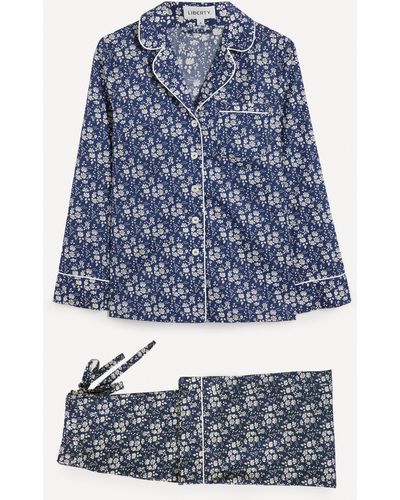 Liberty Women's Capel Tana Lawn� Cotton Pyjama Set - Blue