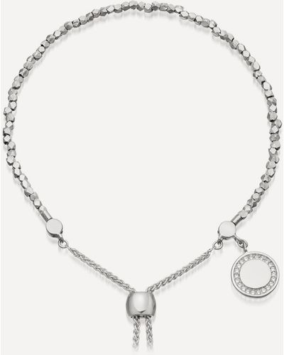 Astley Clarke Silver Cosmos White Sapphire Kula Bracelet Onesize - Metallic