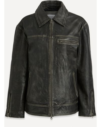 ALIGNE Women's Leroy Leather Jacket - Black