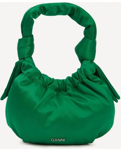 Ganni Women's Occasion Small Hobo Bag - Green