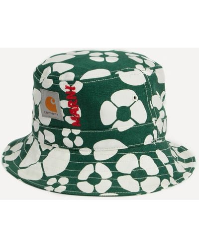 Marni Women's Floral Bucket Hat One Size - Green