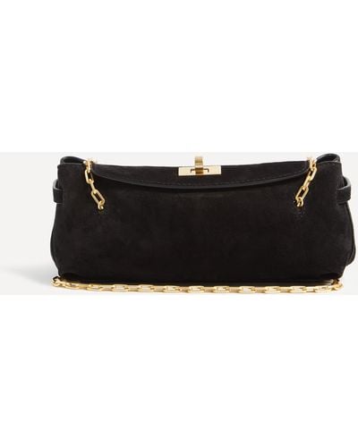 Anya Hindmarch Women's Waverly Suede Shoulder Bag One Size - Black