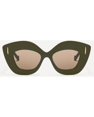 Loewe Women's Retro Screen Sunglasses One Size - Green