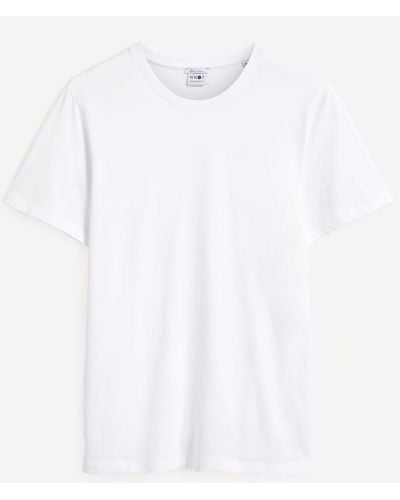 NN07 Mens Pima Cotton T-shirt - White