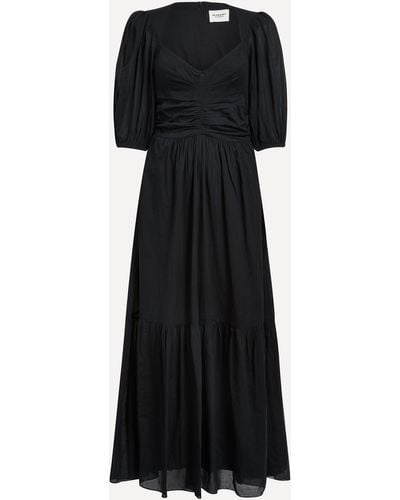 Isabel Marant Women's Leoniza Cotton Voile Dress - Black