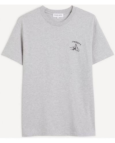 Maison Labiche Mens Cheeeers T-shirt - Grey