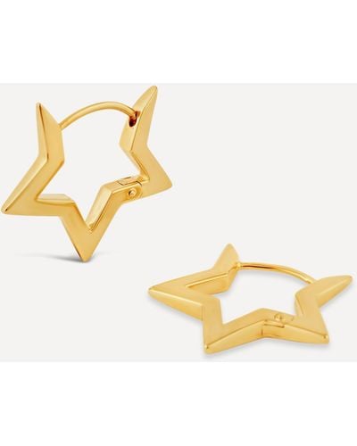 Dinny Hall 22ct Gold-plated Vermeil Silver Stargazer Click Hoop Earrings - Metallic