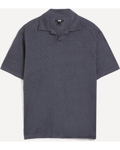PAIGE Mens Shelton Polo Shirt - Blue