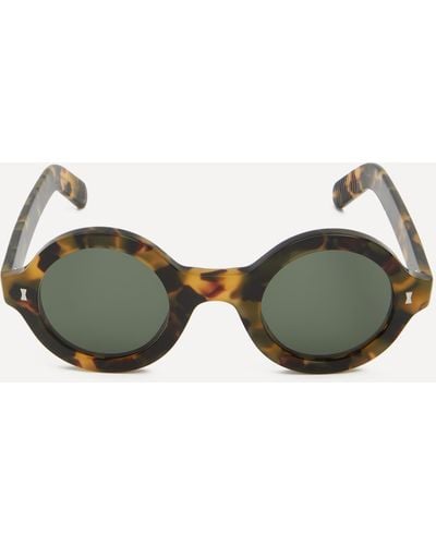Cubitts Mens Woolf Round Sunglasses - Green