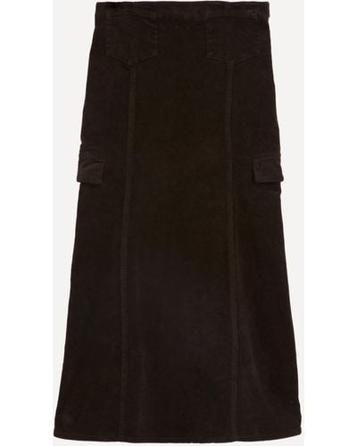 Paloma Wool Women's Brioche Corduroy Skirt 8 - Black