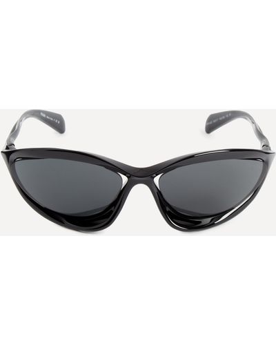 Prada Mens Oval Sunglasses One Size - Black