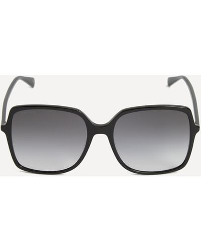 Gucci Women's Oversized Slim Square Sunglasses One Size - Grey